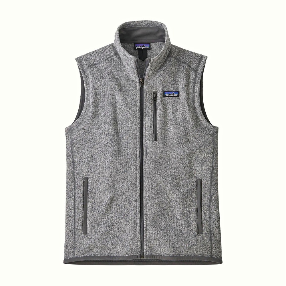 Patagonia Better Sweater Vest Mens XL Gray Full Zip Fleece Outdoor Hiking Collar